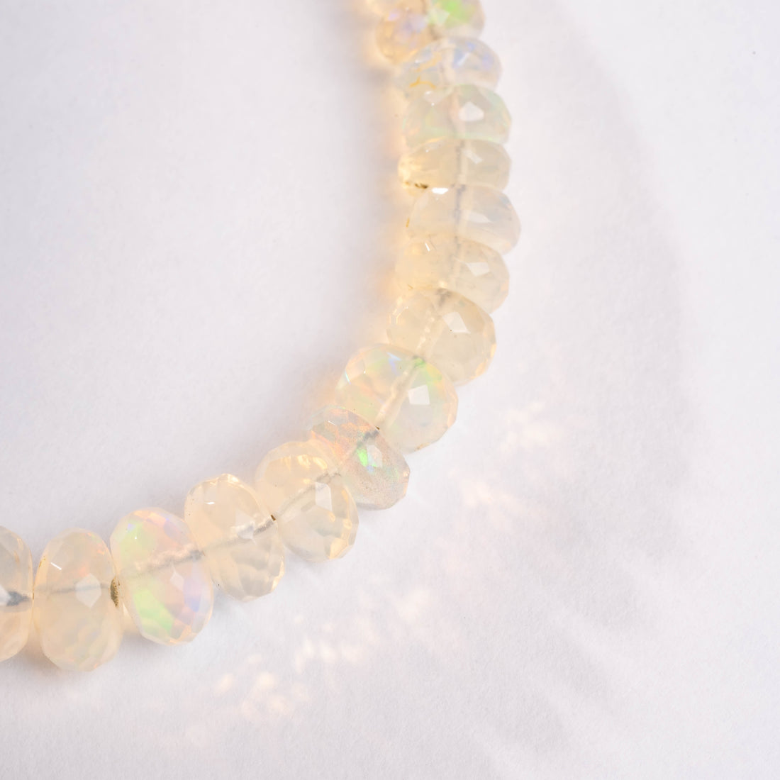 Opal - Faceted Bead Necklace