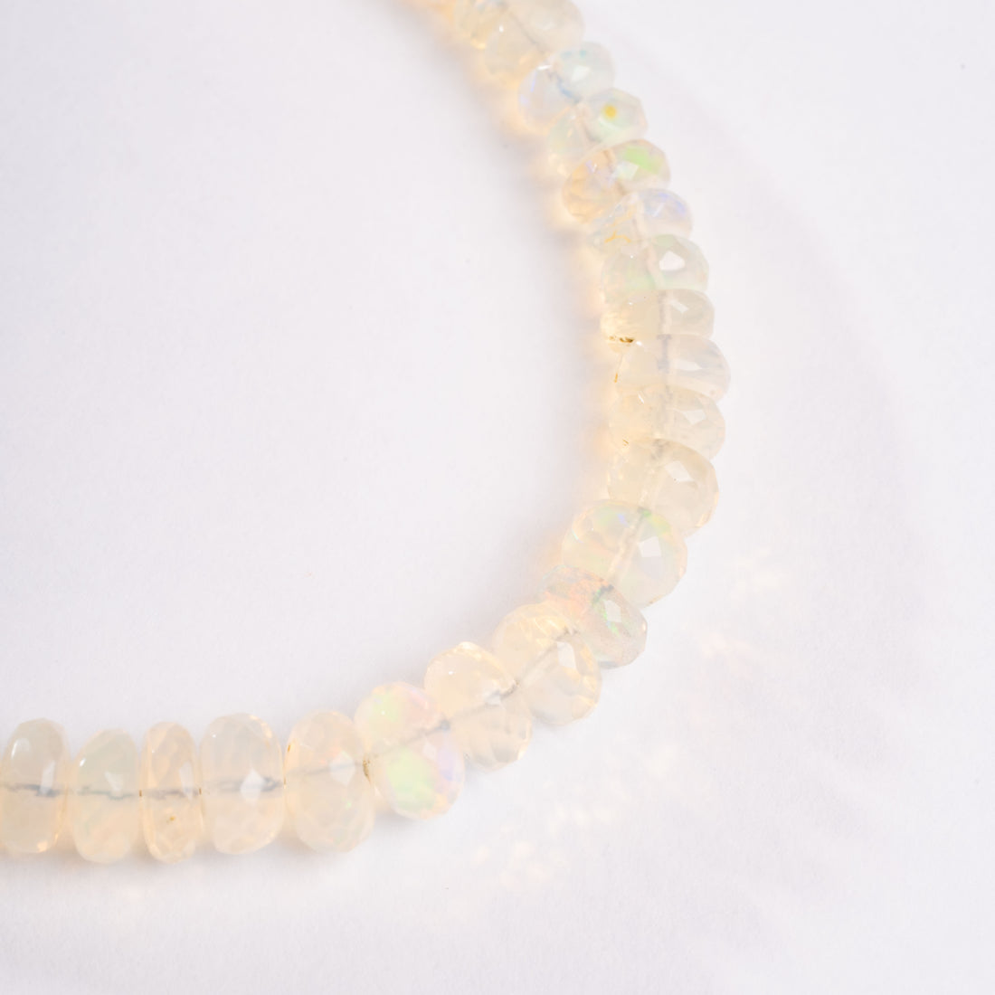 Opal - Faceted Bead Necklace