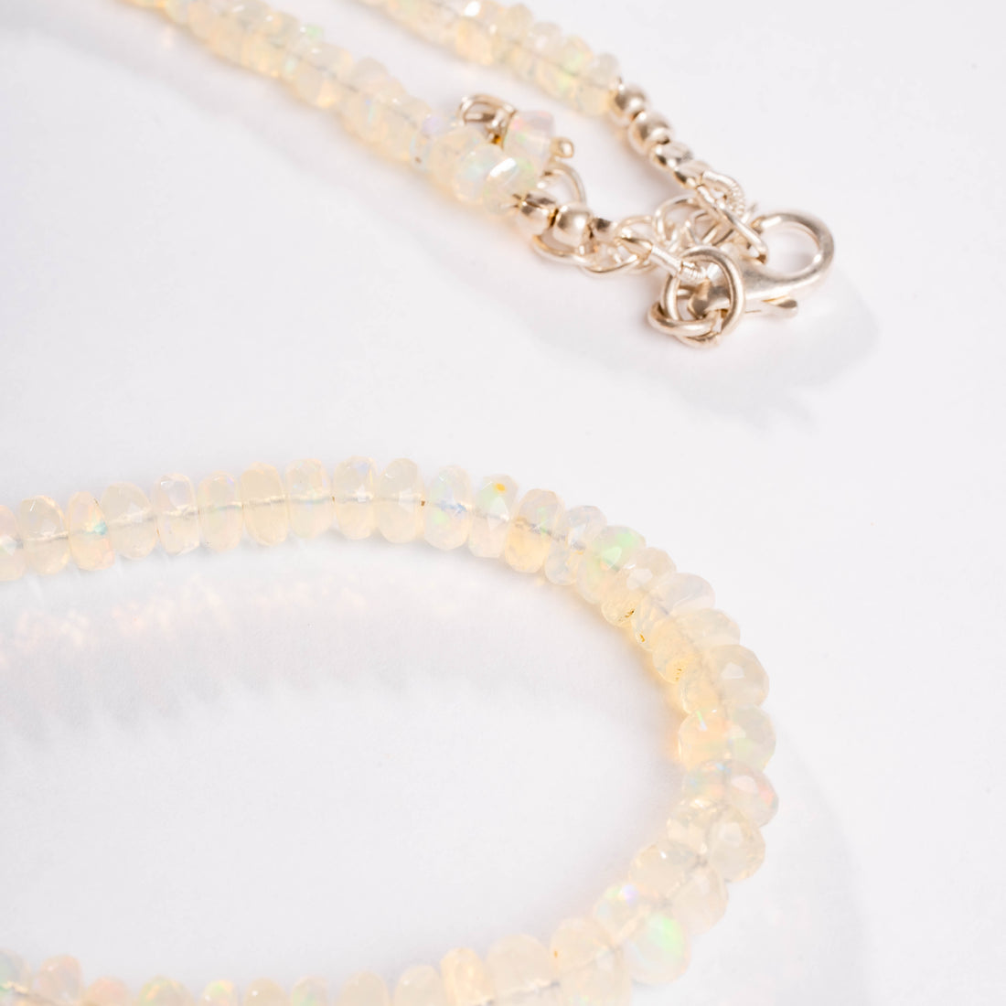 Opal - Faceted Bead Necklace
