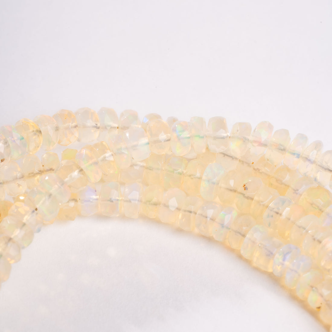 Opal - Faceted Bead Necklace