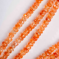 Sunstone - Faceted Beaded Necklace