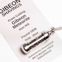 Gibeon Meteorite - Shavings Pendant