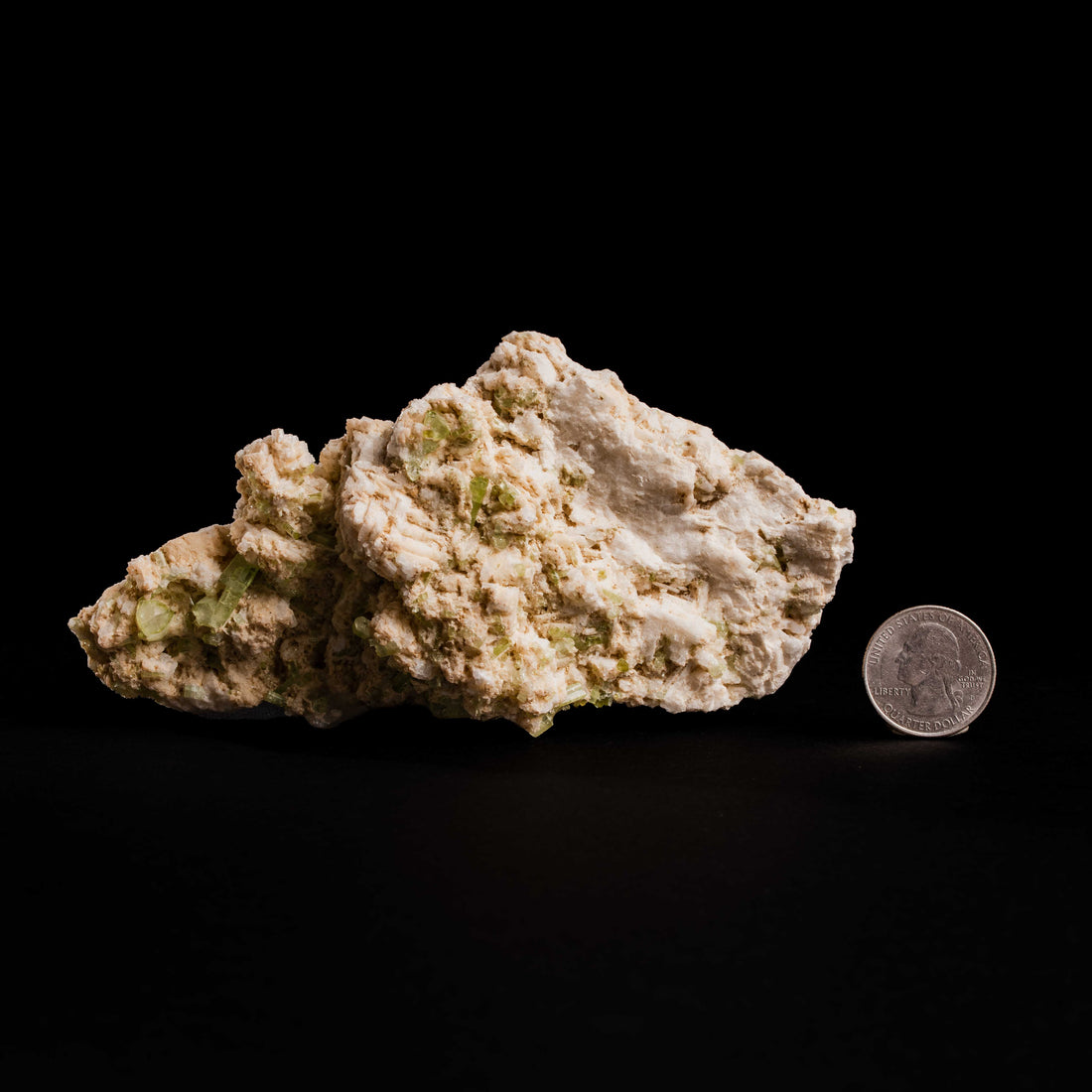Tourmaline, Green - Cluster