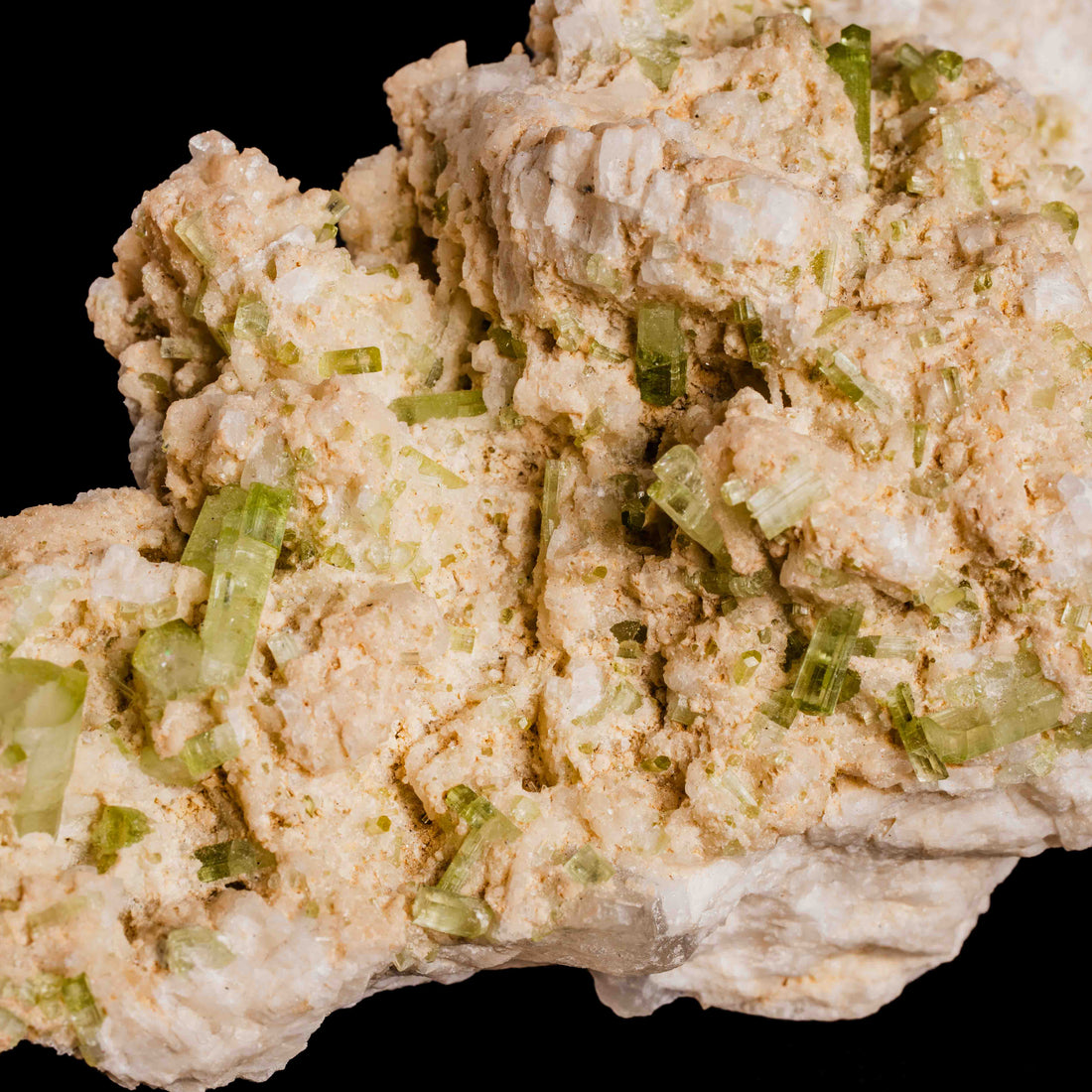 Tourmaline, Green - Cluster