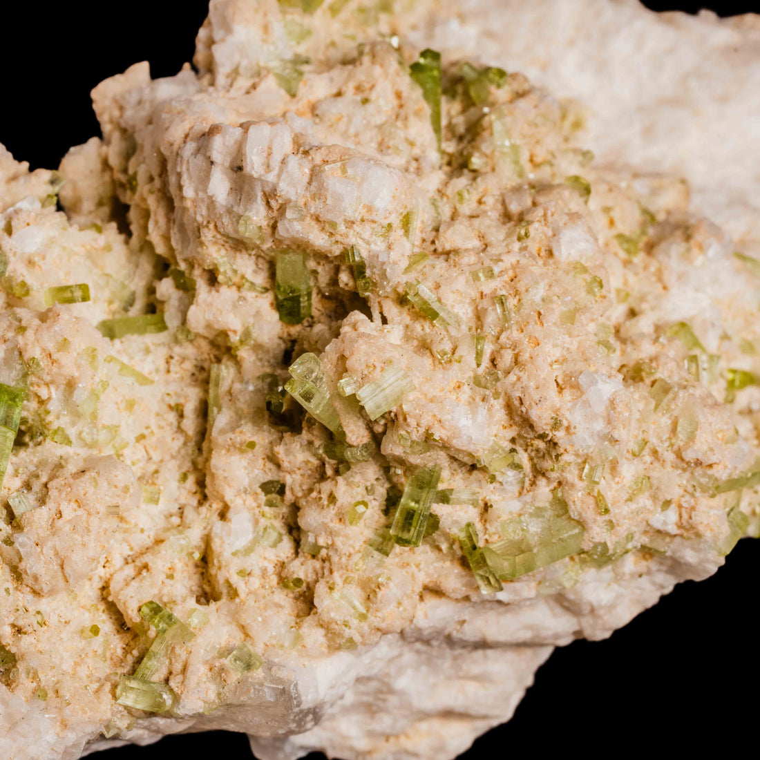 Tourmaline, Green - Cluster