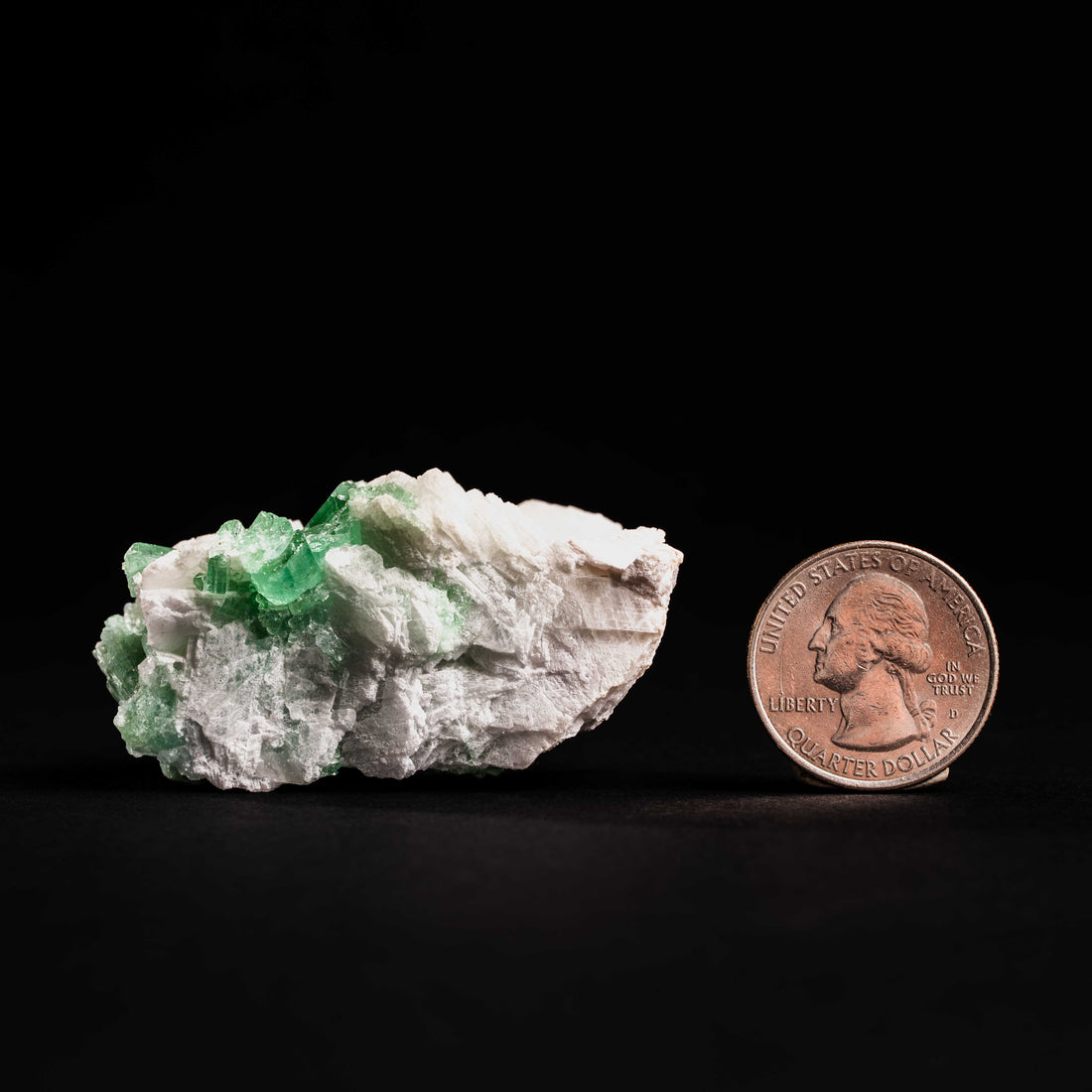 Tourmaline, Green - Cluster