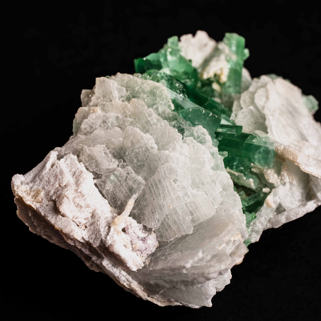 Tourmaline, Green - Cluster