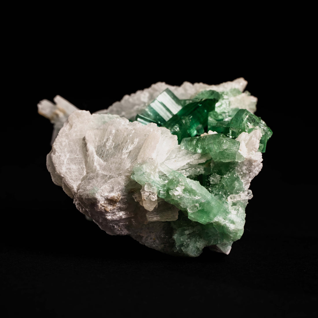 Tourmaline, Green - Cluster