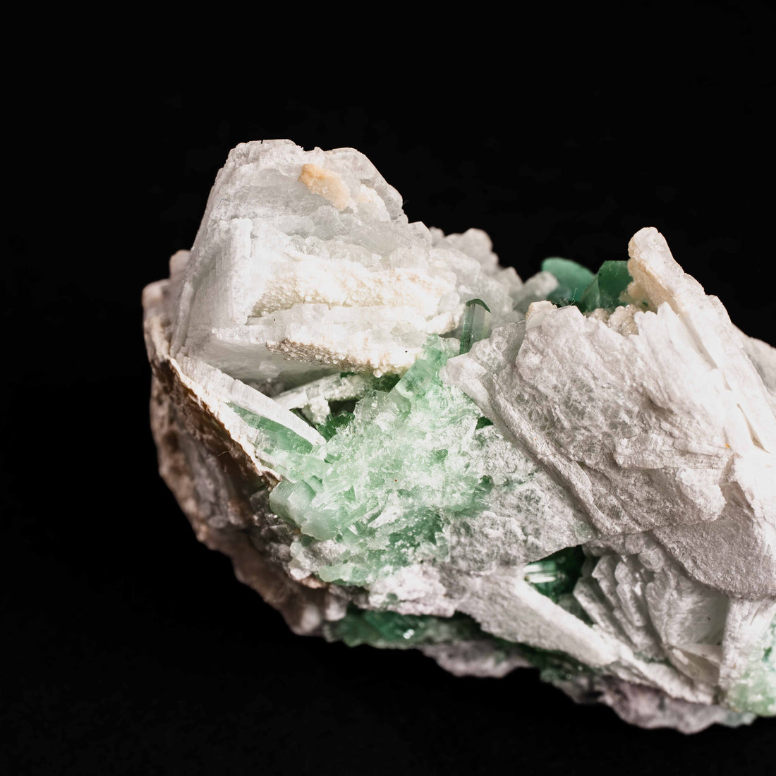 Tourmaline, Green - Cluster