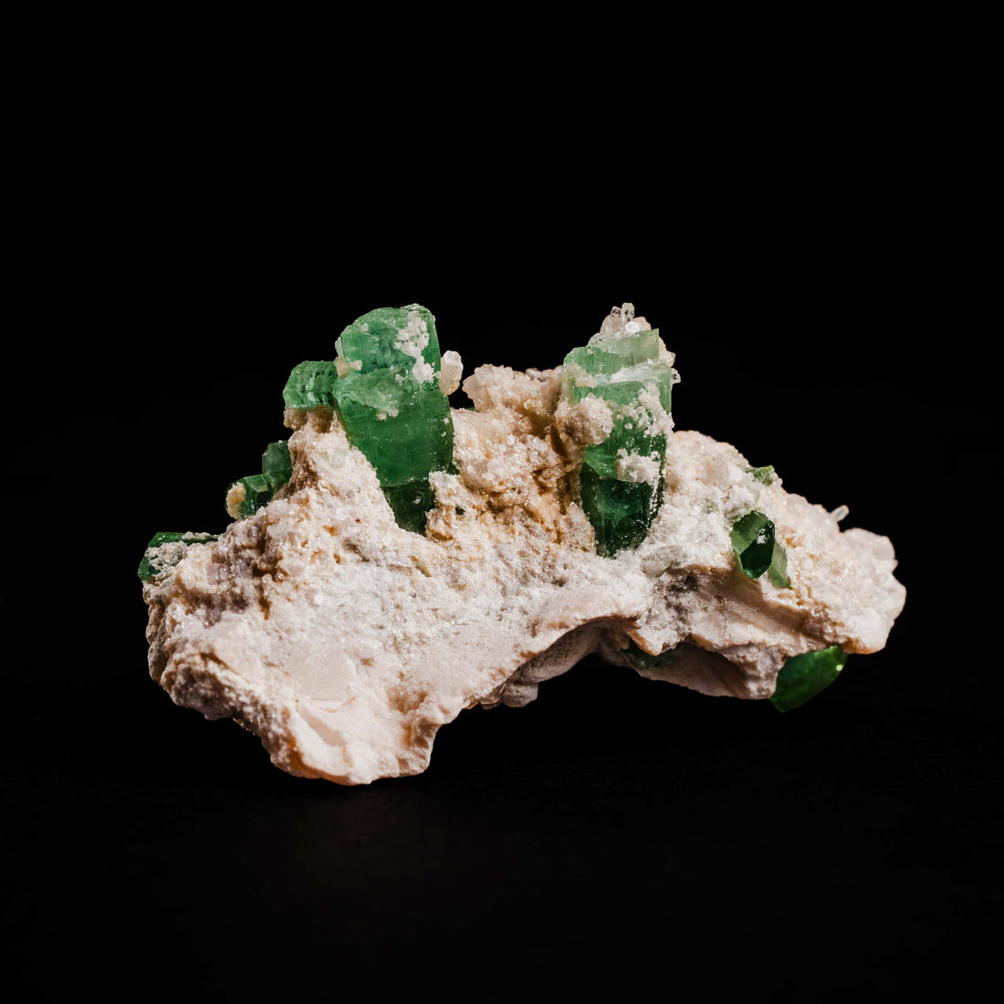 Tourmaline, Green - Cluster
