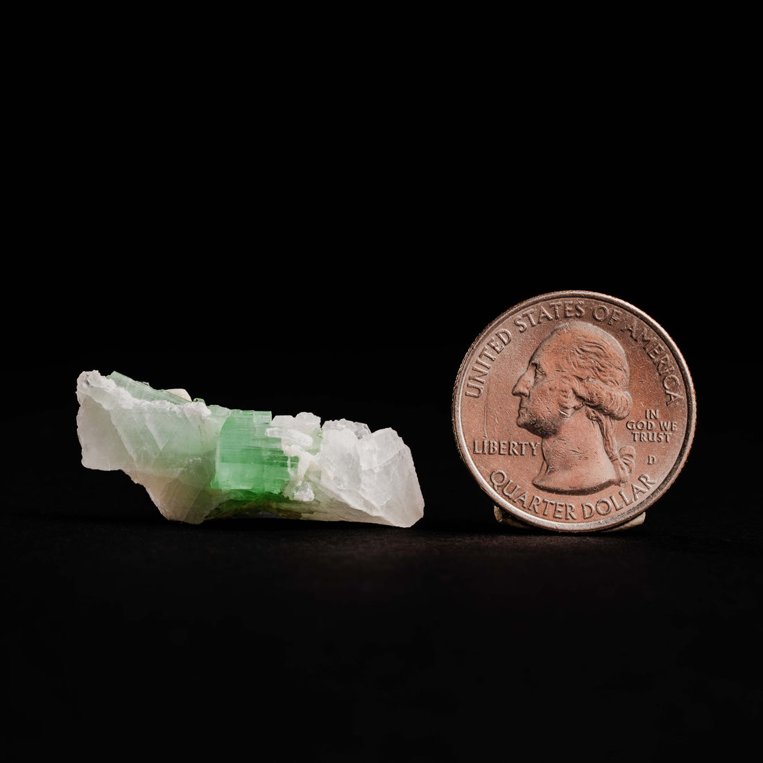 Tourmaline, Green - Cluster