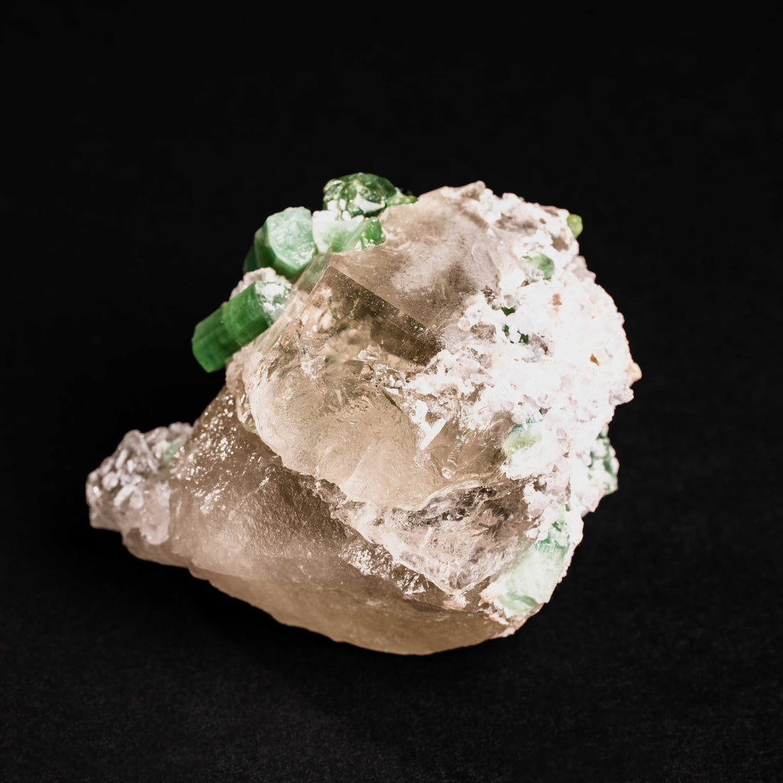 Tourmaline, Green - Cluster