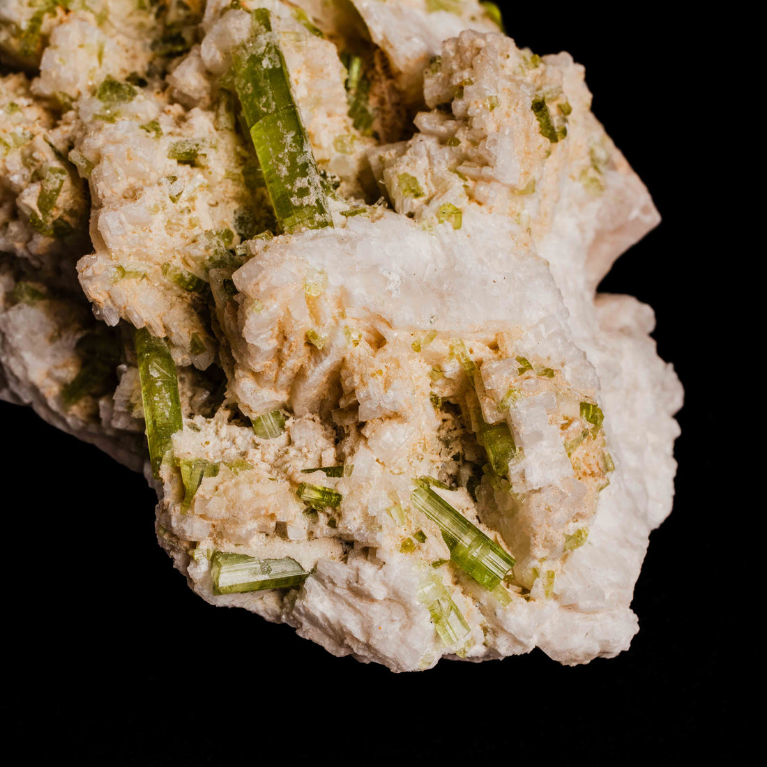 Tourmaline, Green - Cluster