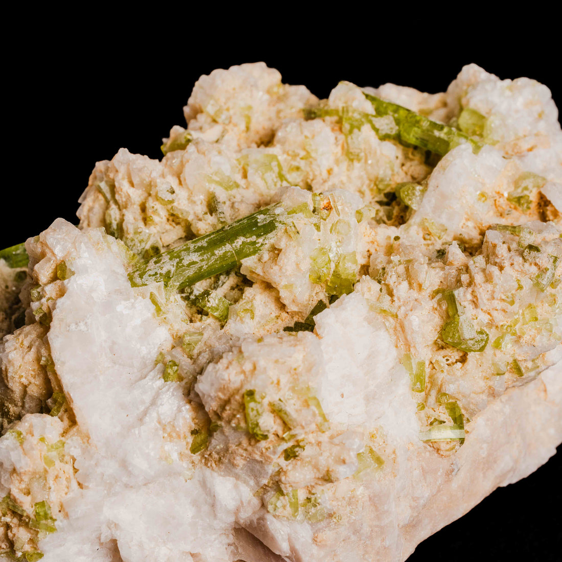 Tourmaline, Green - Cluster
