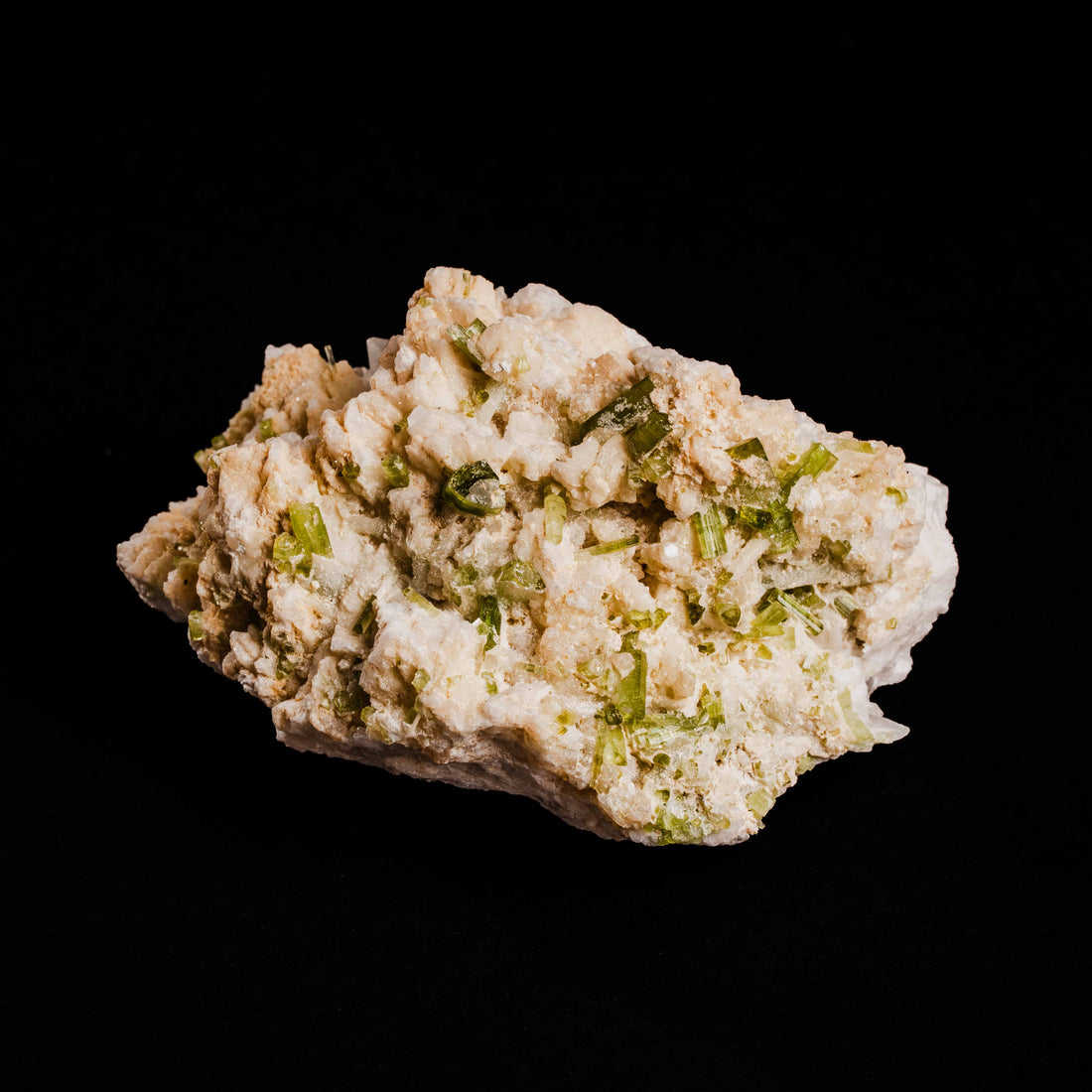 Tourmaline, Green - Cluster