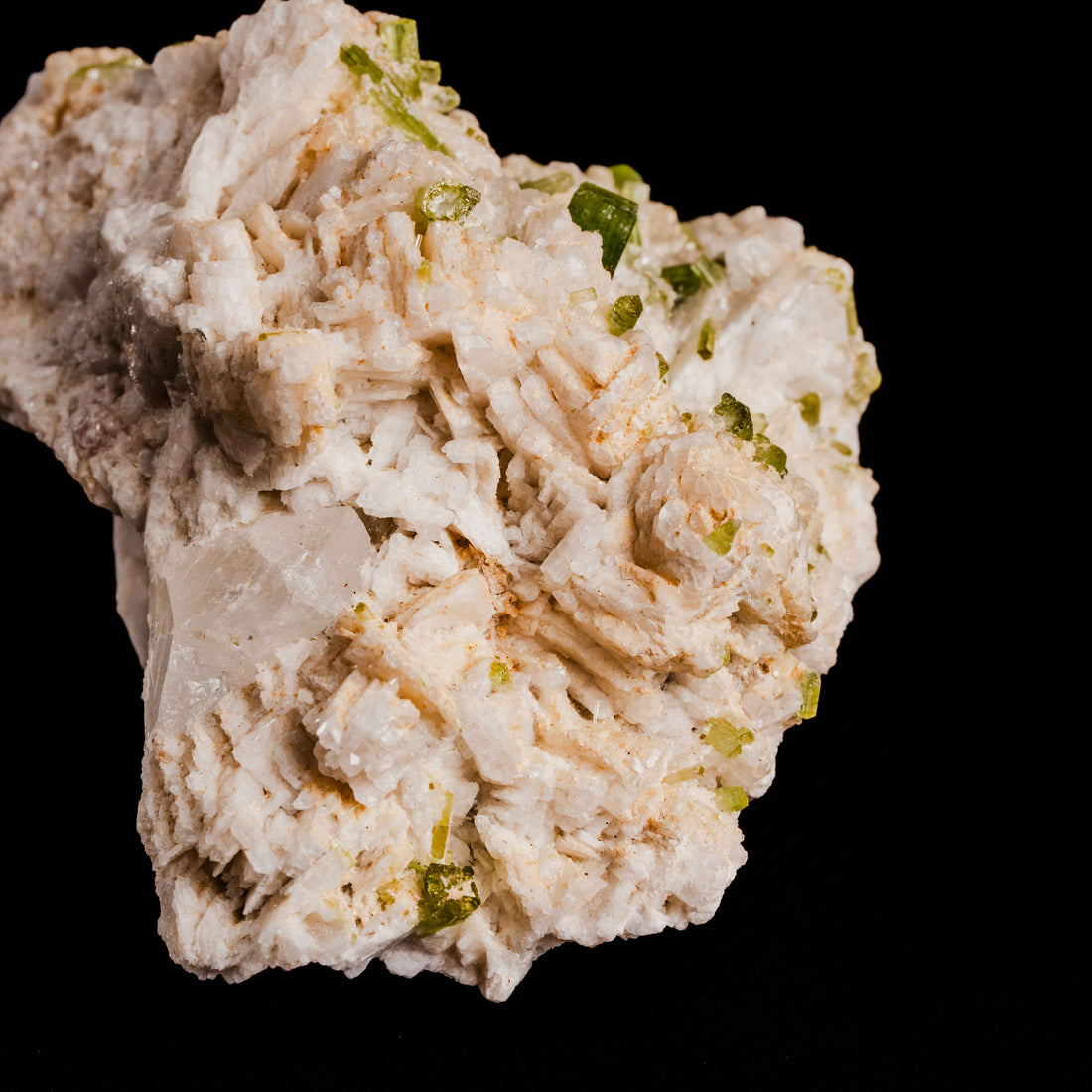 Tourmaline, Green - Cluster