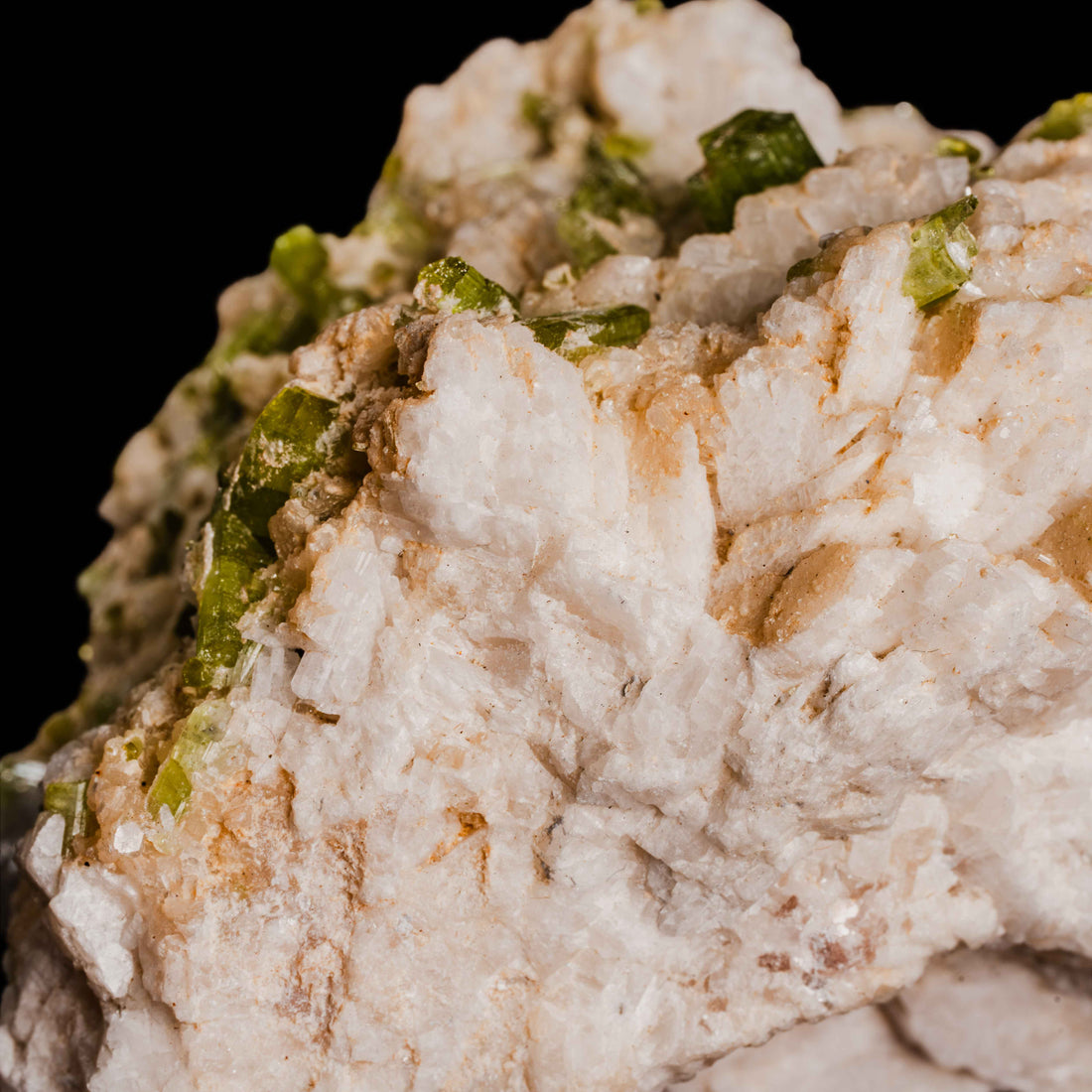 Tourmaline, Green - Cluster