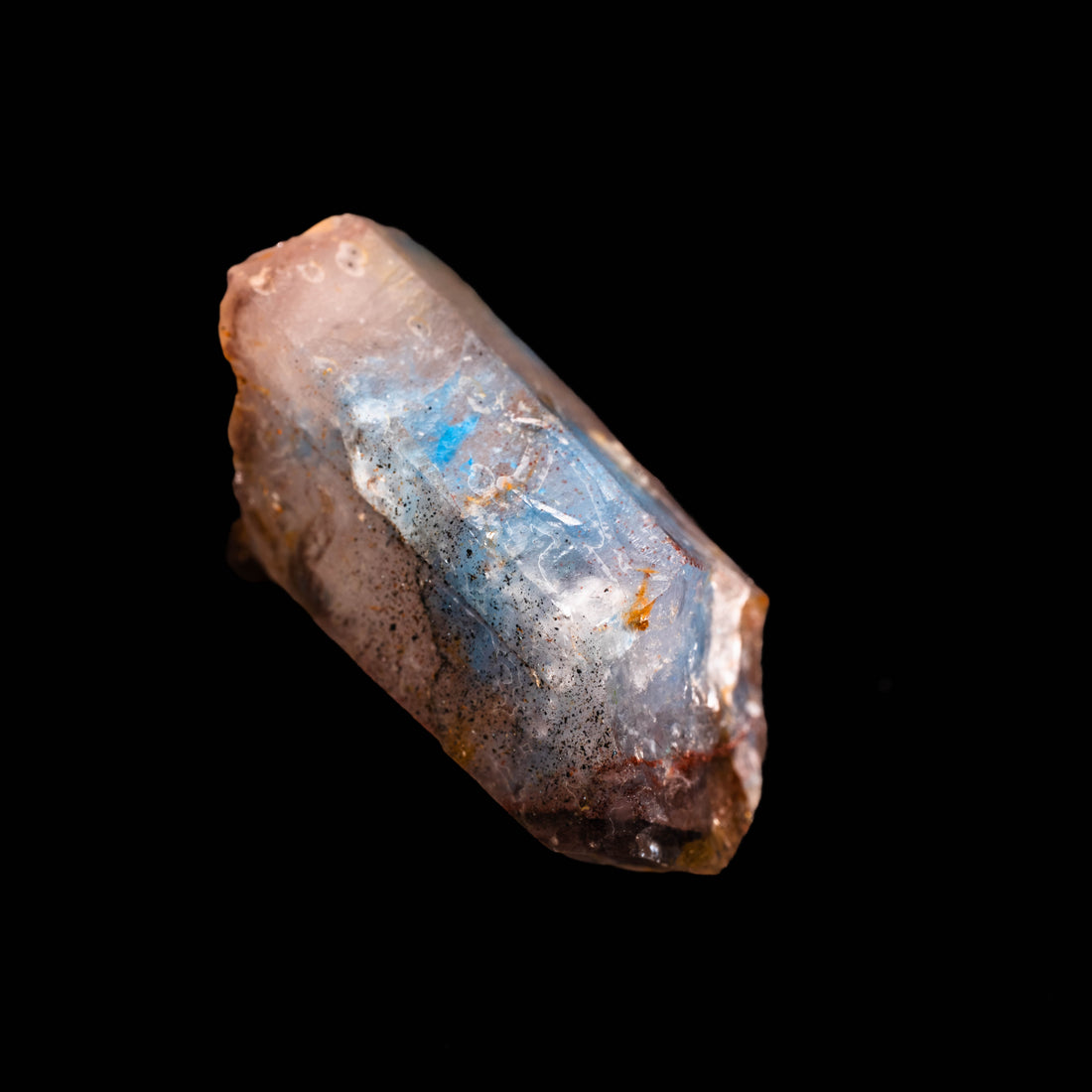 Papagoite and Ajoite in Quartz