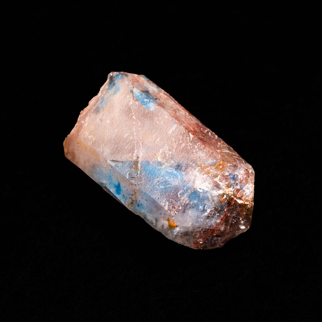 Papagoite and Ajoite in Quartz