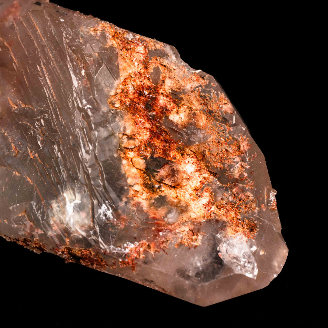 Papagoite and Ajoite in Quartz