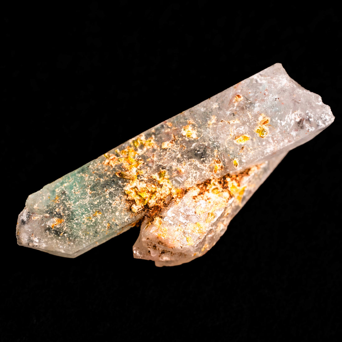 Papagoite and Ajoite in Quartz