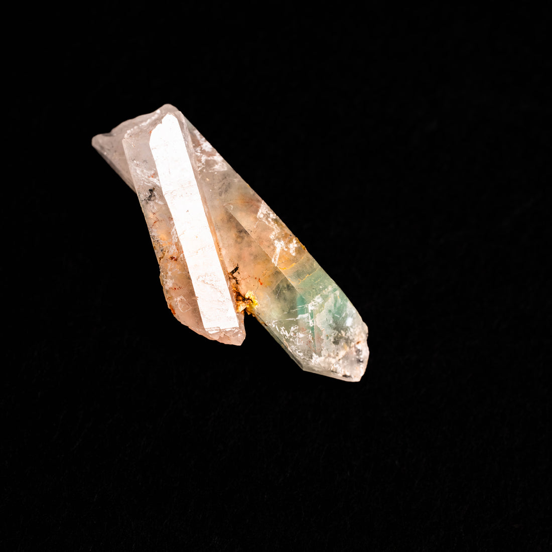 Papagoite and Ajoite in Quartz