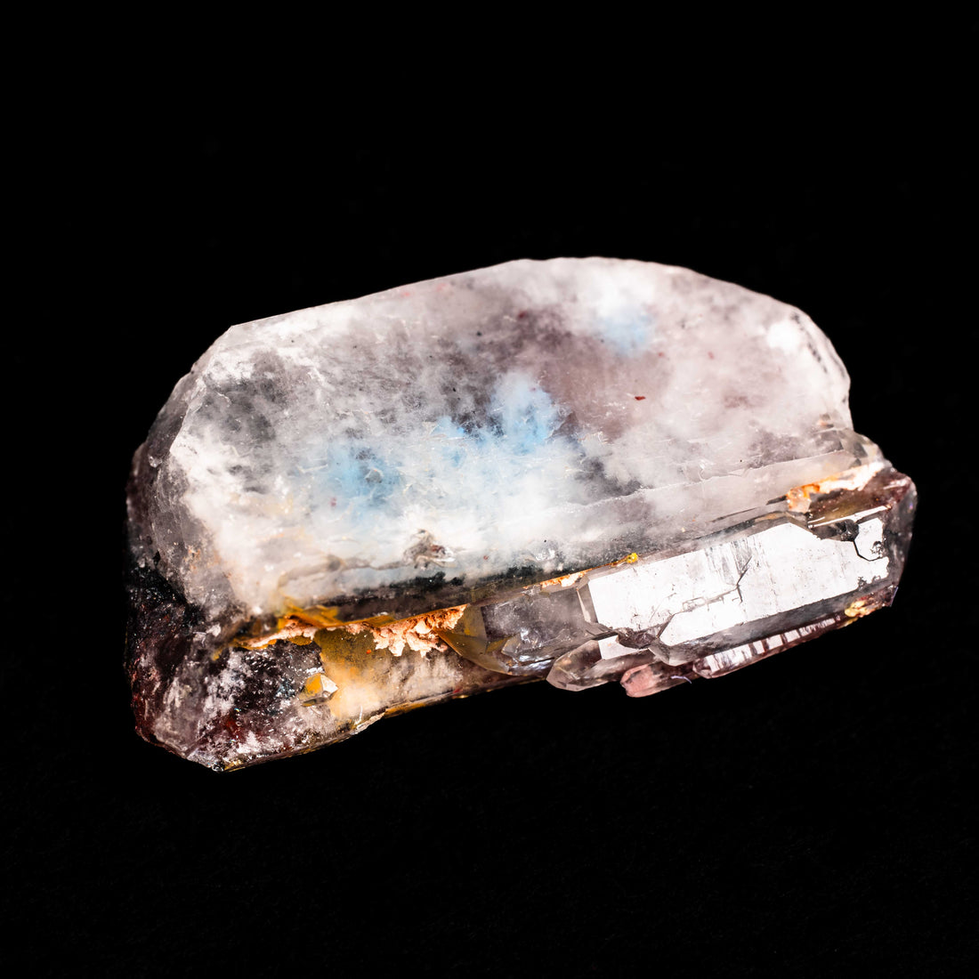 Papagoite and Ajoite in Quartz