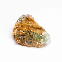 Barite on Green Fluorite