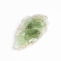 Barite on Green Fluorite