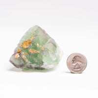 Barite on Green Fluorite