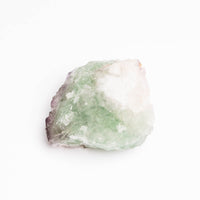Barite on Green Fluorite
