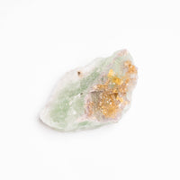 Barite on Green Fluorite