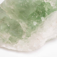 Barite on Green Fluorite
