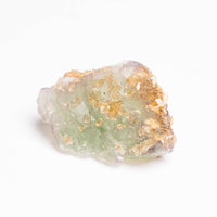 Barite on Green Fluorite