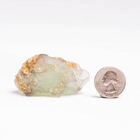 Barite on Green Fluorite