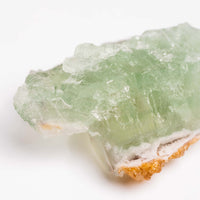 Barite on Green Fluorite