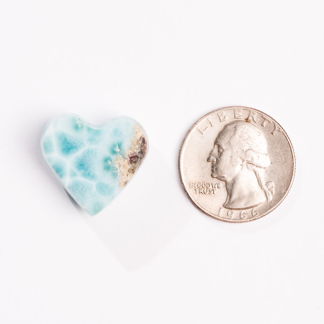 Larimar- Small Heart