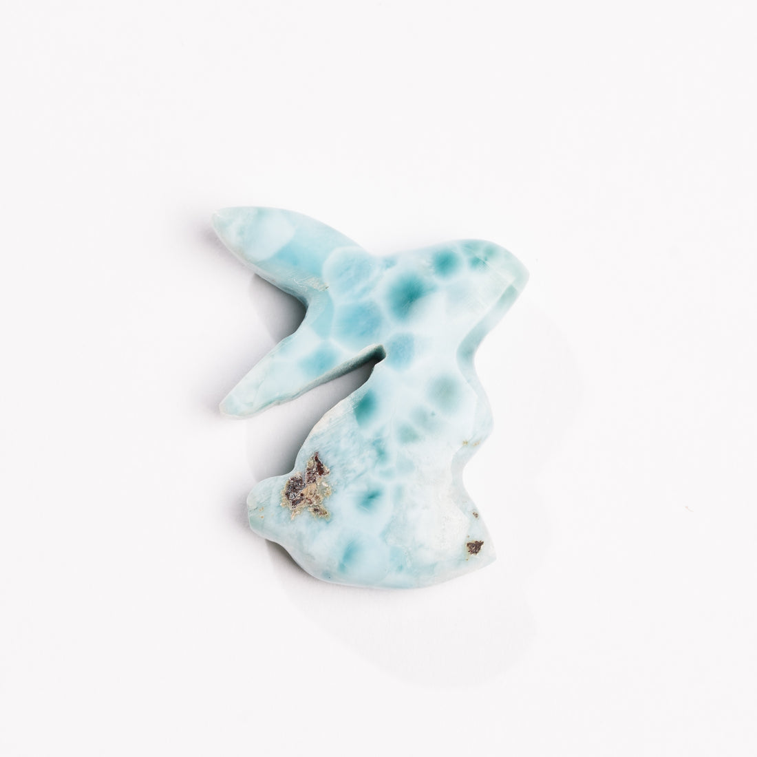 Larimar-Bunny Carving