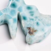 Larimar-Bunny Carving