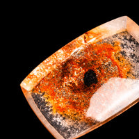 Quartz, Lodalite - Polished Cab