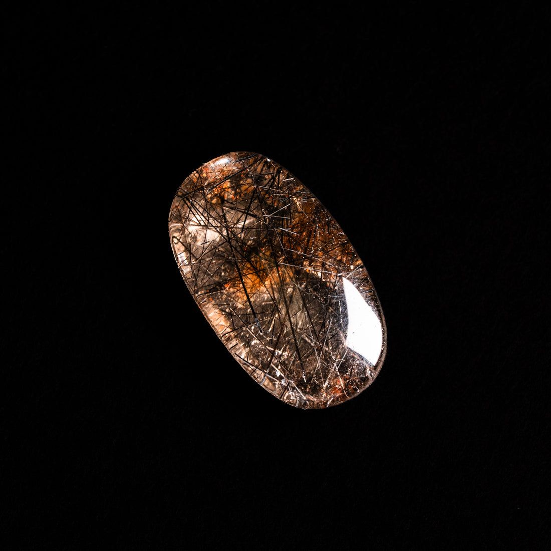 Quartz, Lodalite - Polished Cab