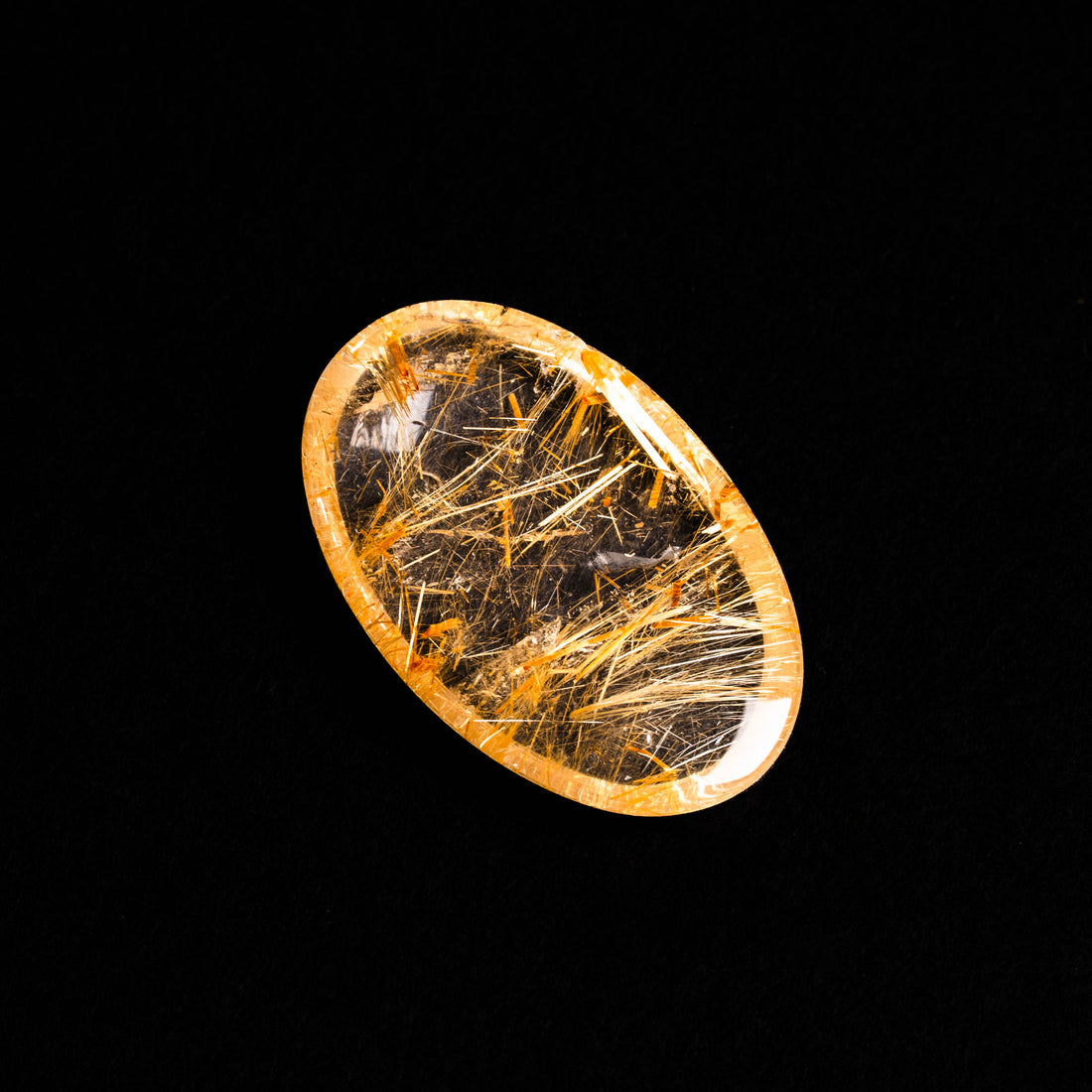 Quartz, Lodalite - Polished Cab