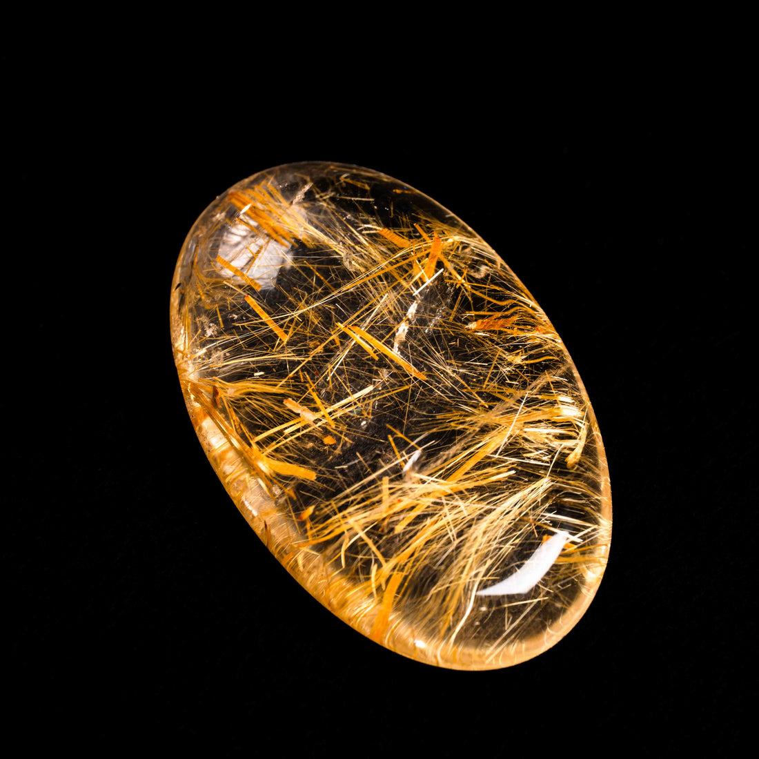 Quartz, Lodalite - Polished Cab
