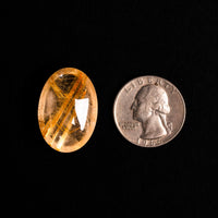 Quartz, Lodalite - Polished Cab