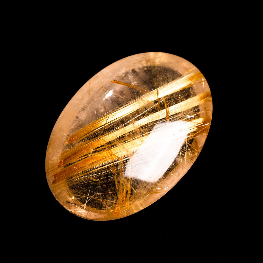 Quartz, Lodalite - Polished Cab