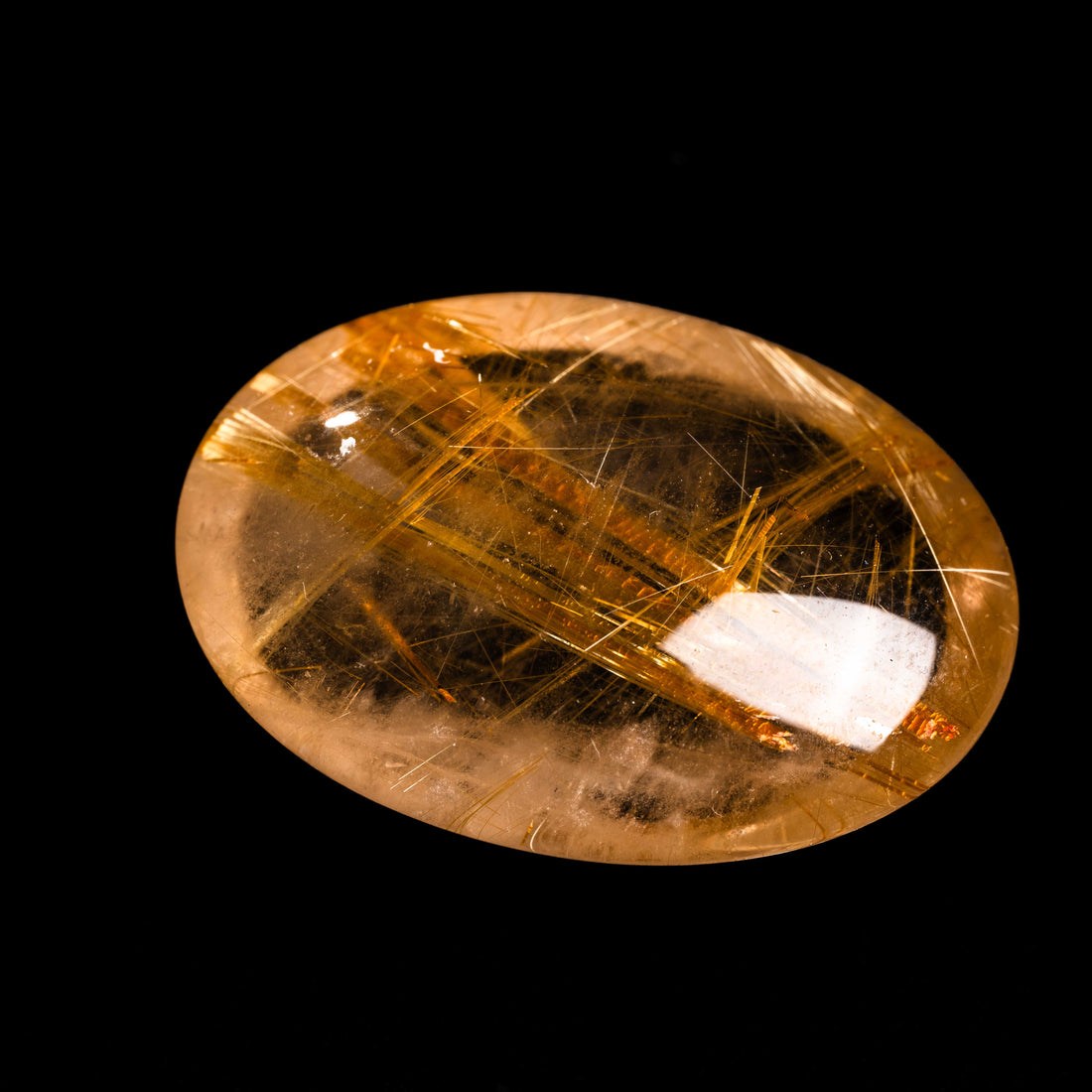 Quartz, Lodalite - Polished Cab