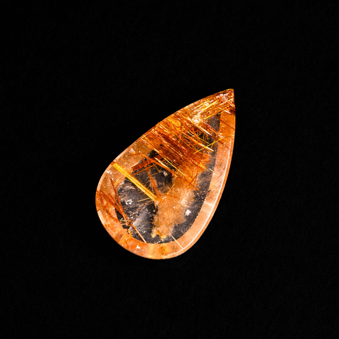 Quartz, Lodalite - Polished Cab