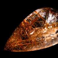 Quartz, Lodalite - Polished Cab