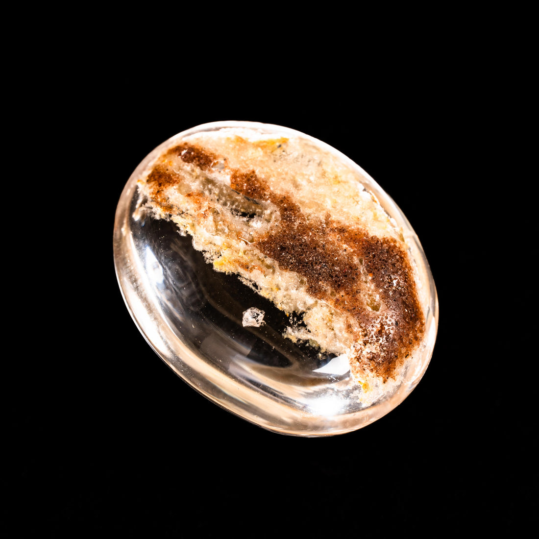 Quartz, Lodalite - Polished Cab
