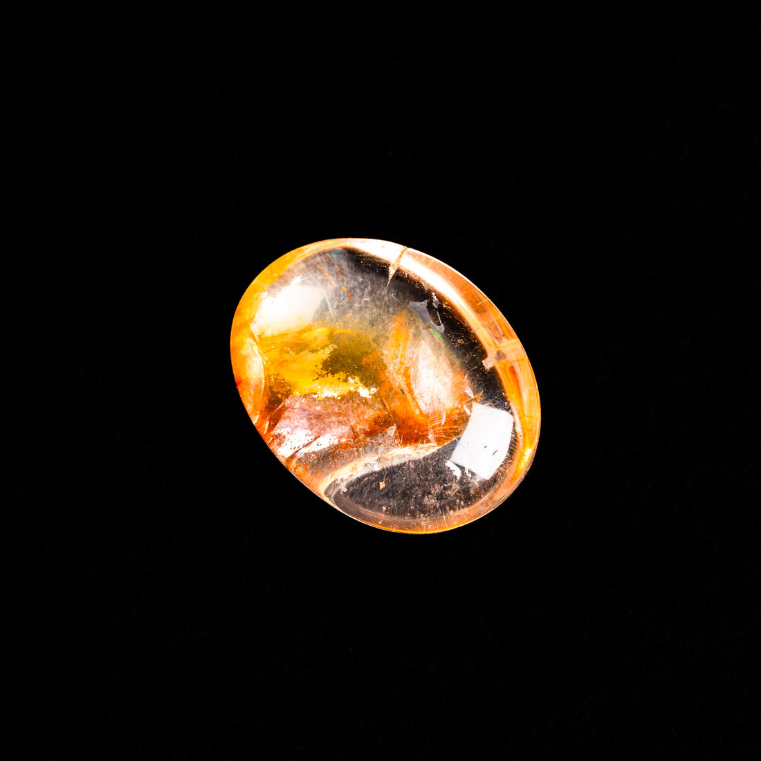 Quartz, Lodalite - Polished Cab